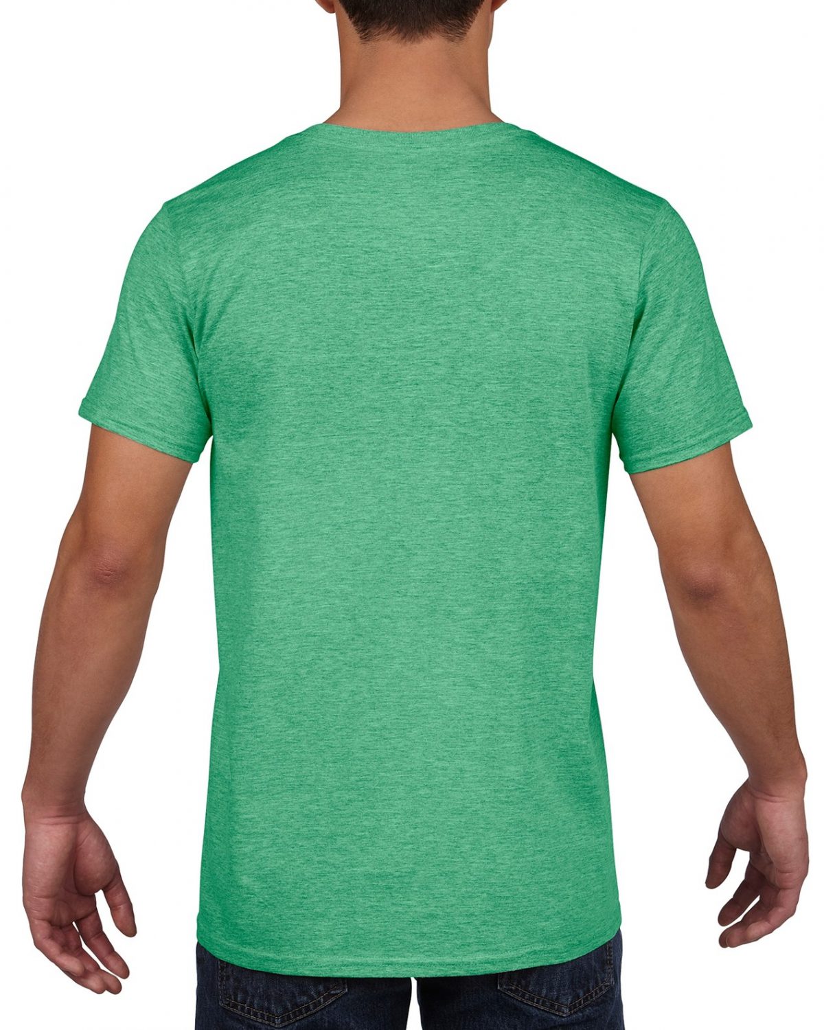 **64V00 35% Cotton/65% Polyester Adult V-Neck T-Shirt by Gildan ...