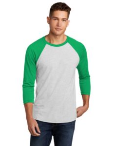 NL6051  Next Level Apparel® Unisex Tri-Blend 3/4-Sleeve Raglan Tee