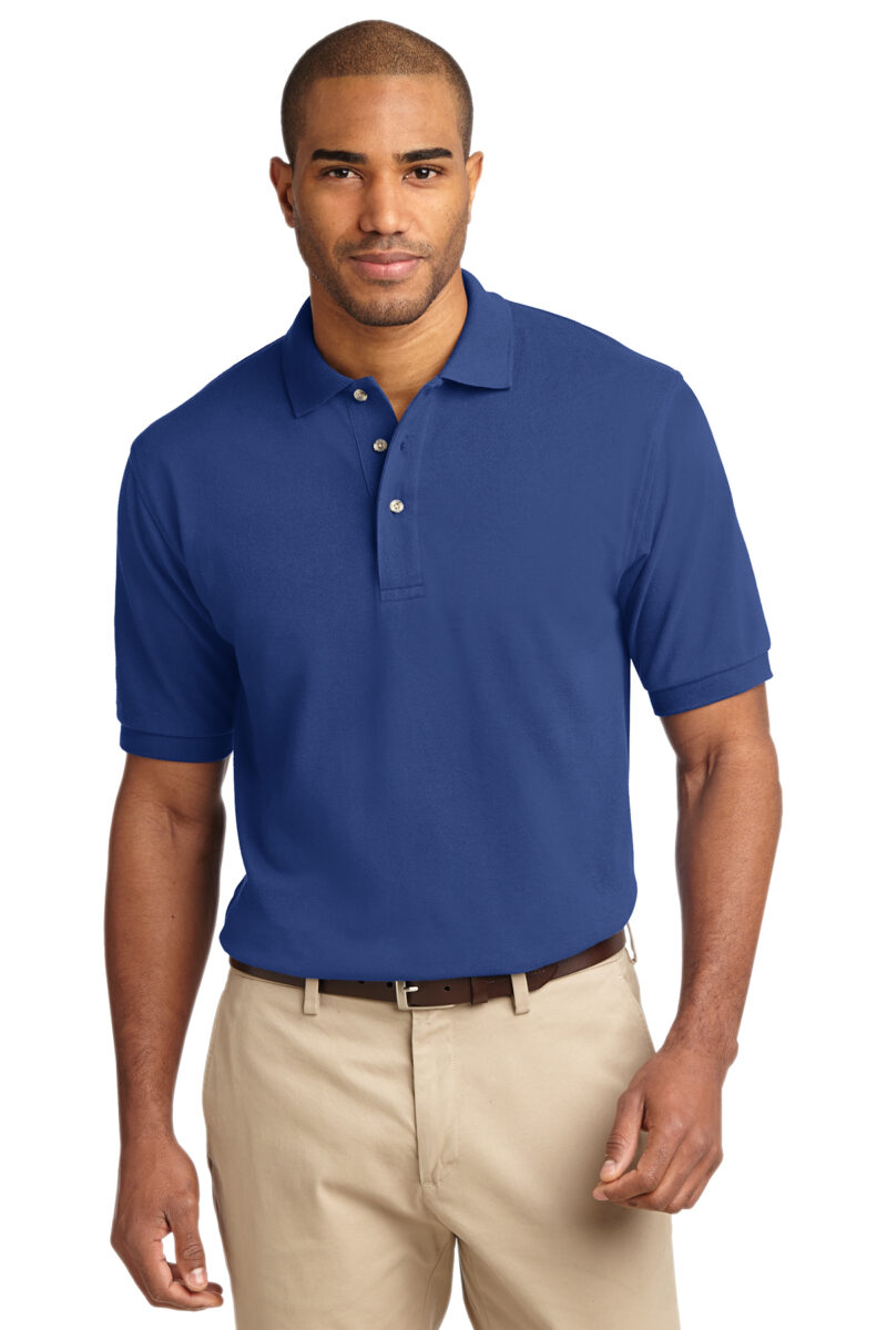 K420  Port Authority® Heavyweight Cotton Pique Polo