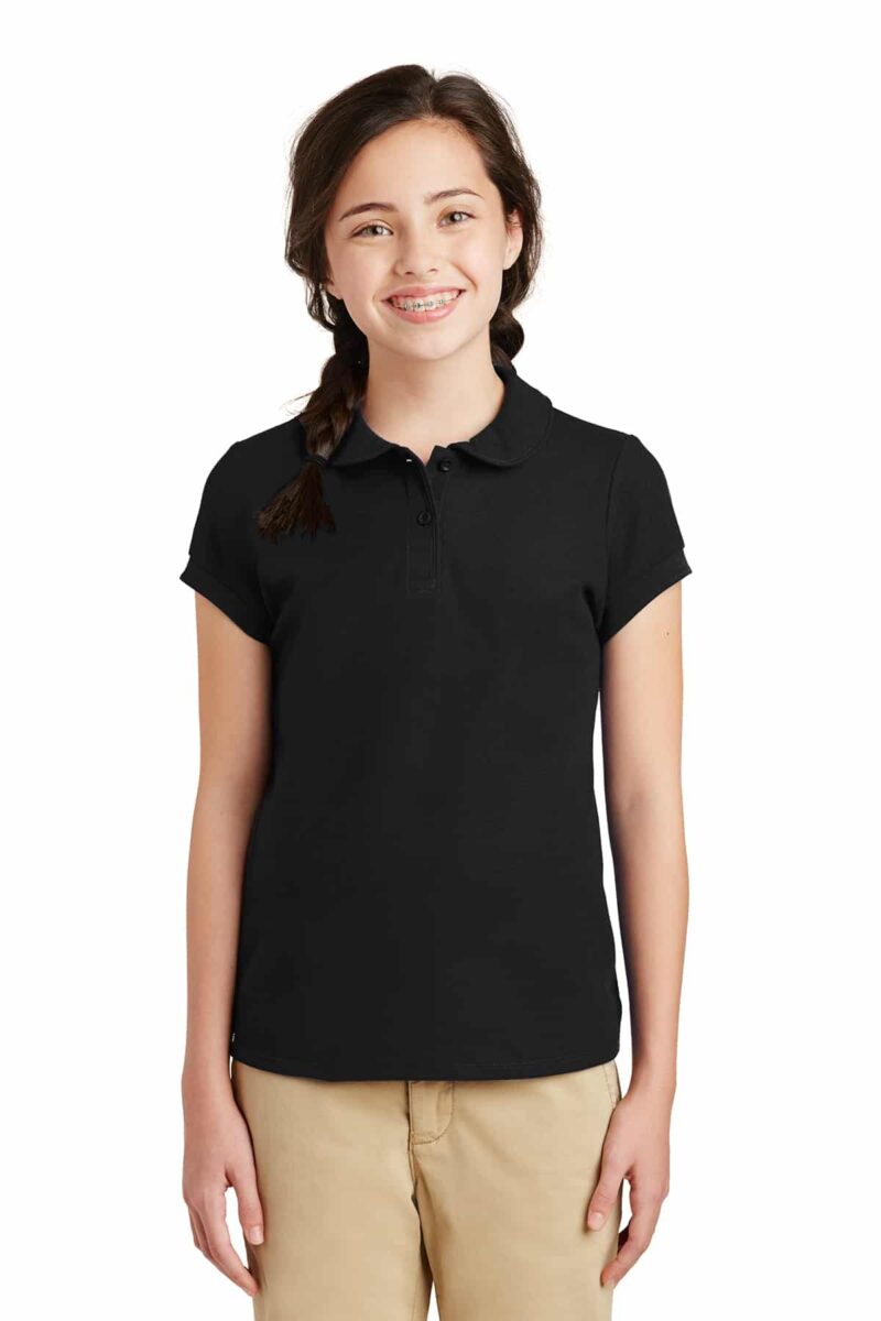 YG503  Girls Silk Touch™ Peter Pan Collar Polo by Port Authority®