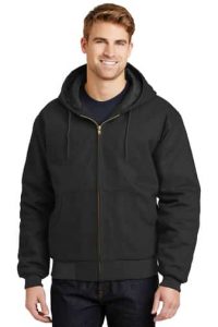 TLJ763H CornerStone® Tall Duck Cloth Hooded Work Jacket