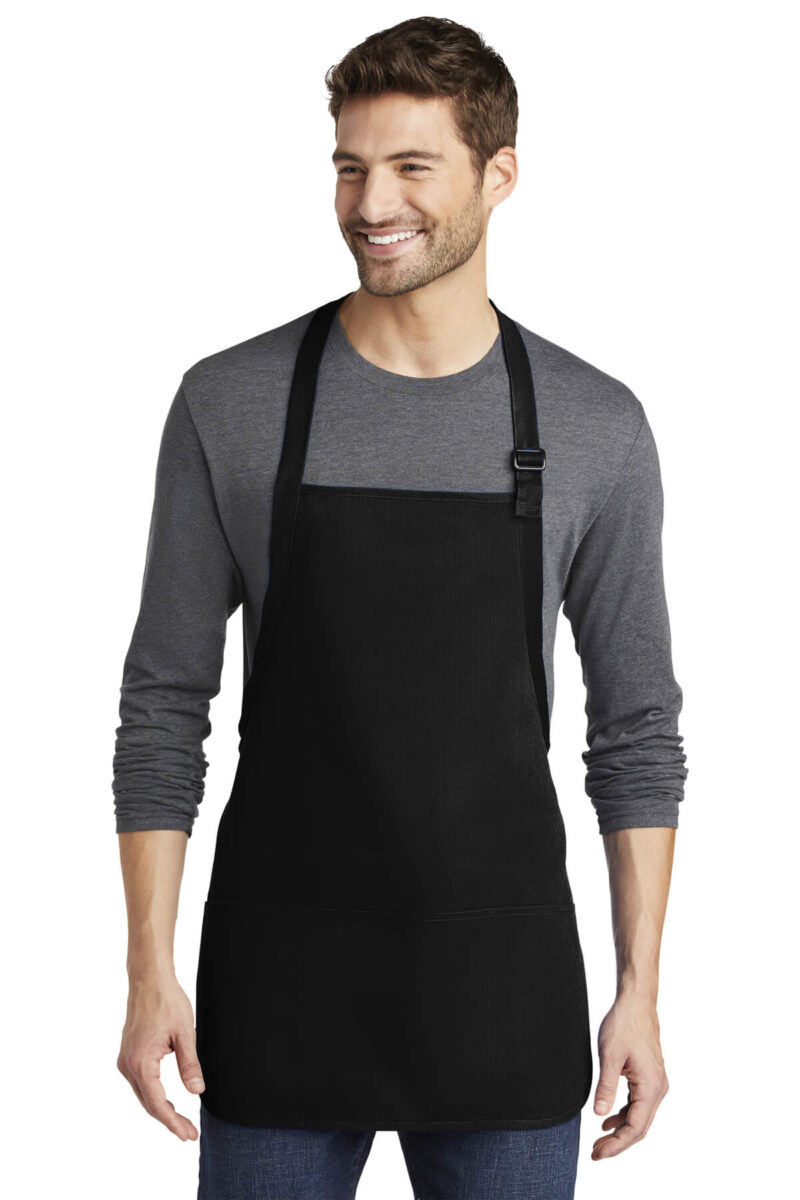 A510 Port Authority® Medium-Length Apron with Pouch Pockets