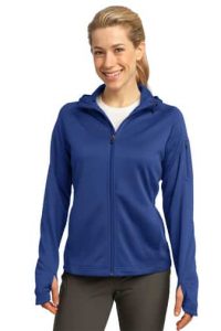 L248  Sport-Tek® Ladies Tech Fleece Full-Zip Hooded Jacket
