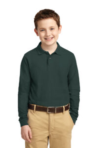 Y500LS  Port Authority® Youth Silk Touch™ Long Sleeve Polo