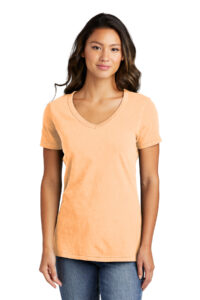 LPC099V Port & Company® Ladies Beach Wash® Garment-Dyed V-Neck Tee